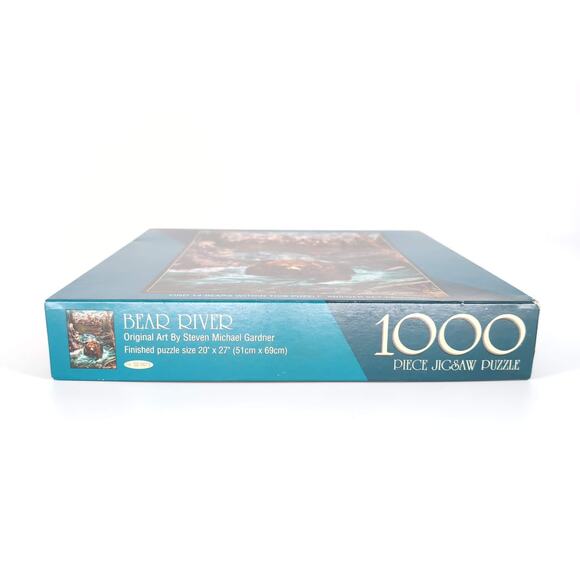 Bits & Pieces 1000 Piece Bear River by Steven Michael Gardner Jigsaw Puzzle -GUC - Picture 4 of 14